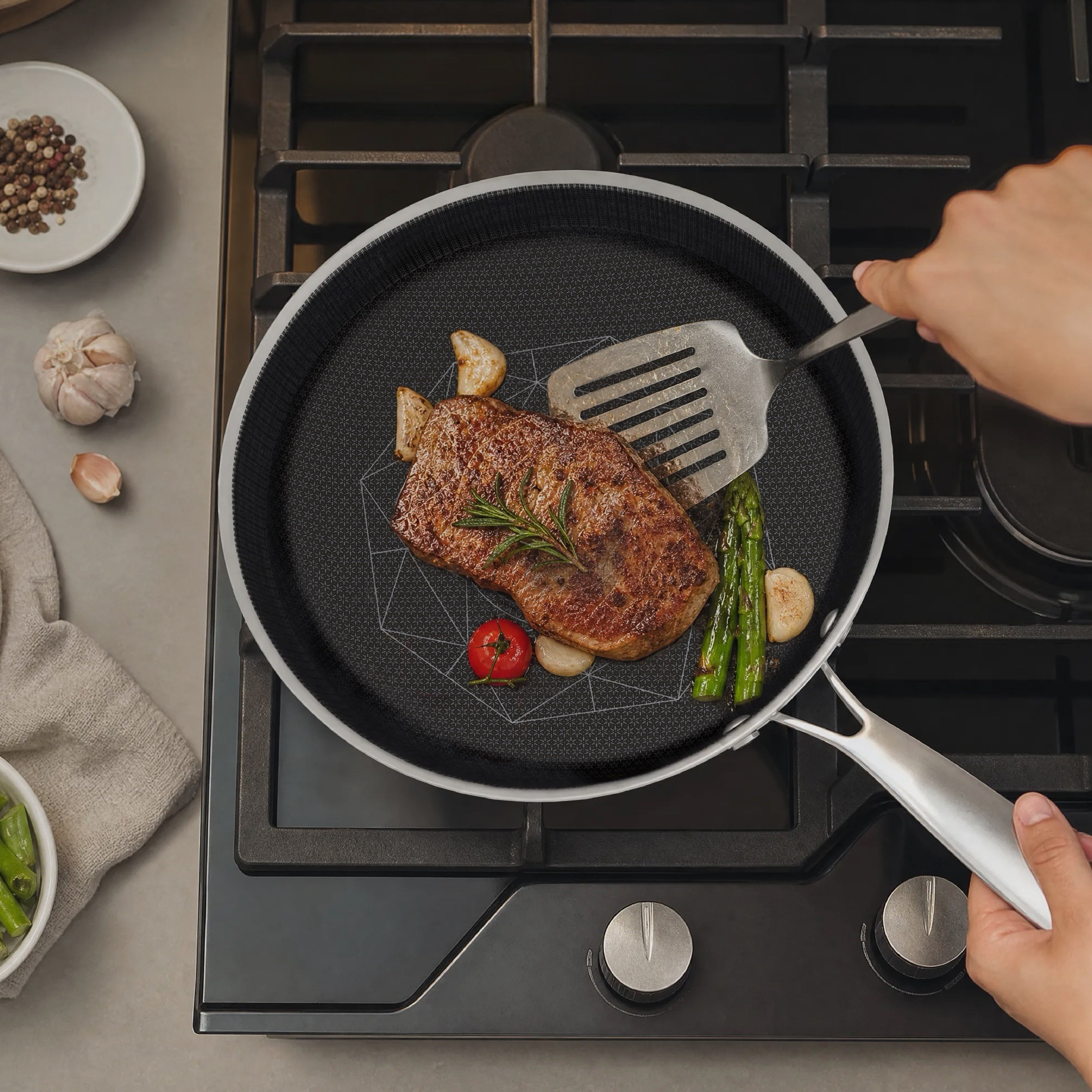 8-Inch Hybrid Stainless Steel Frying Pan