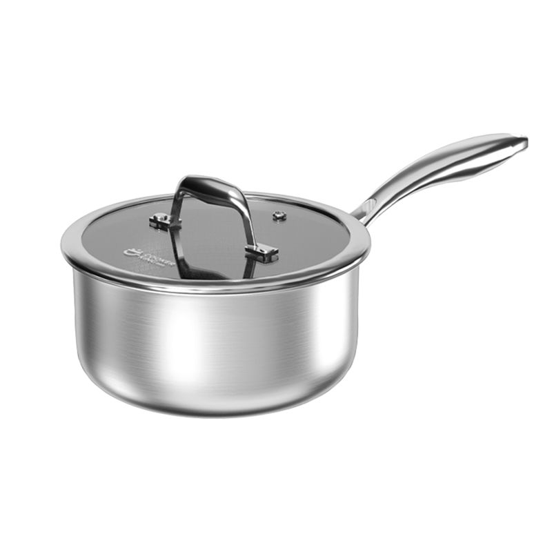 Hybrid Stainless Steel Saucepan with Lid