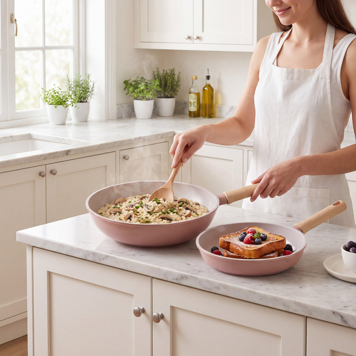 Crystal ceramic cookware Series Wok 32cm
