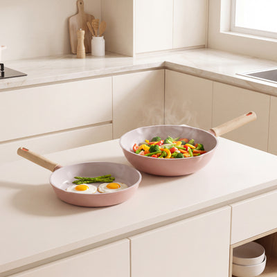 Crystal ceramic cookware Series Wok 30cm