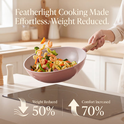 Crystal ceramic cookware Series Wok 30cm