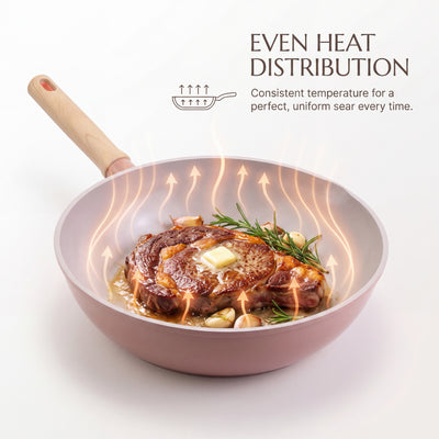 Crystal ceramic cookware Series Wok 30cm