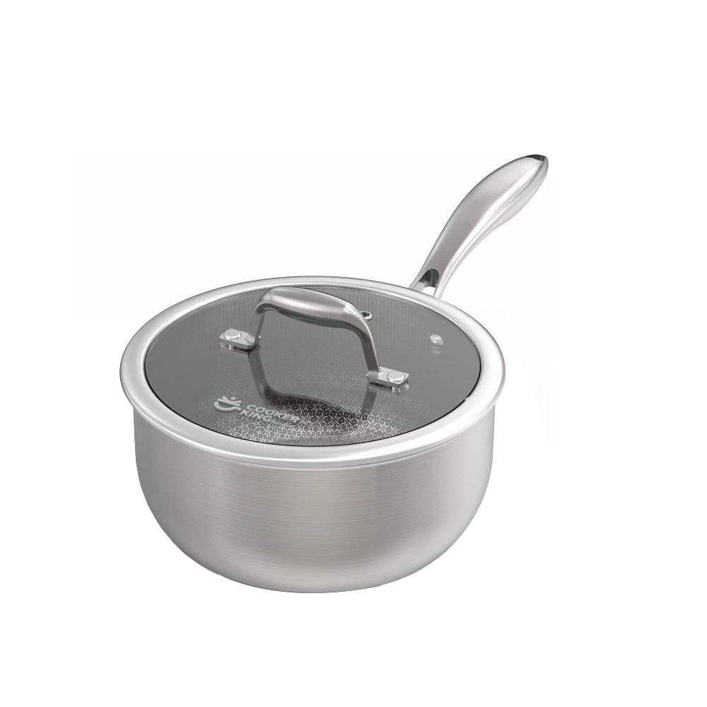 Hybrid Stainless Steel Saucepan with Lid