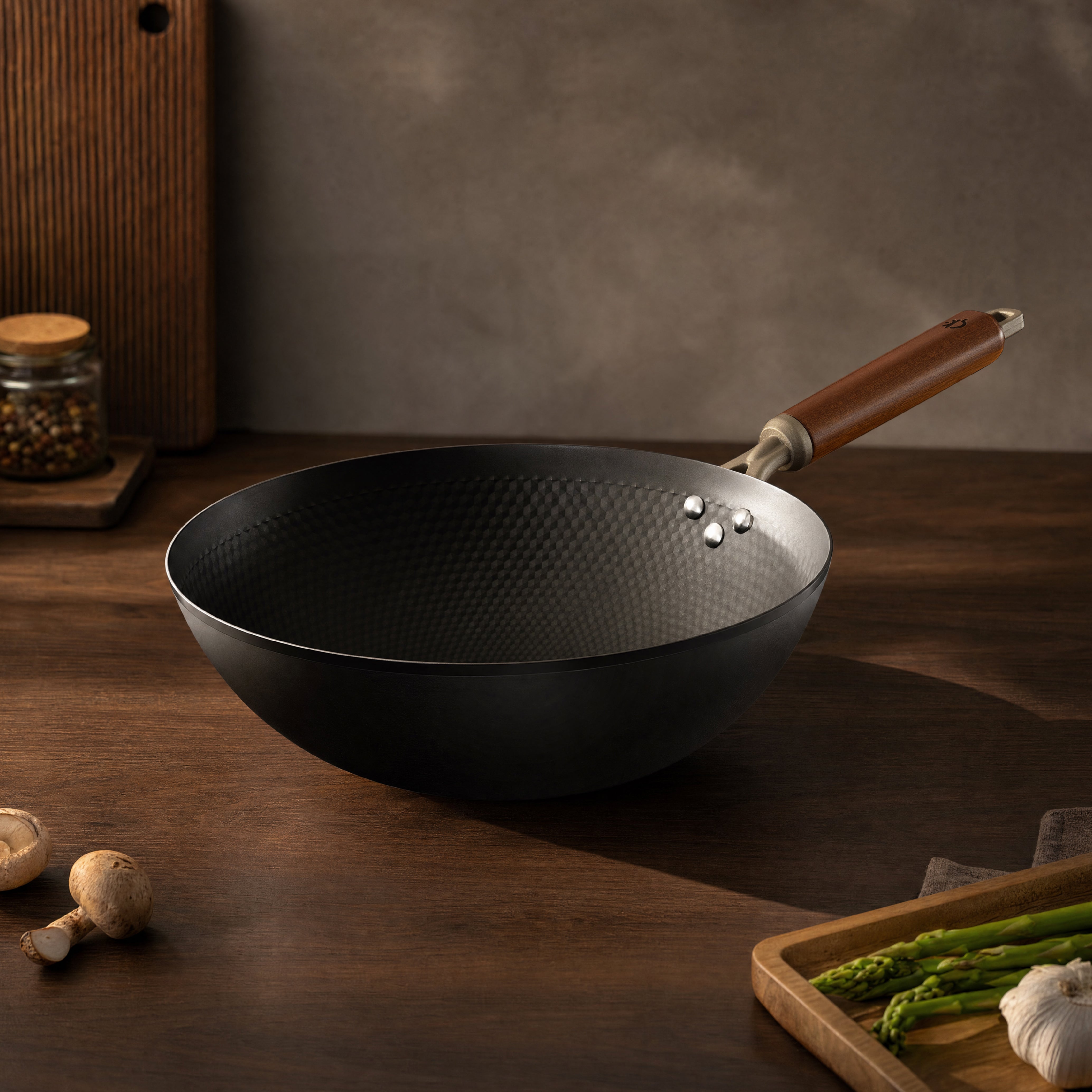 32 cm Titanium-Iron Wok