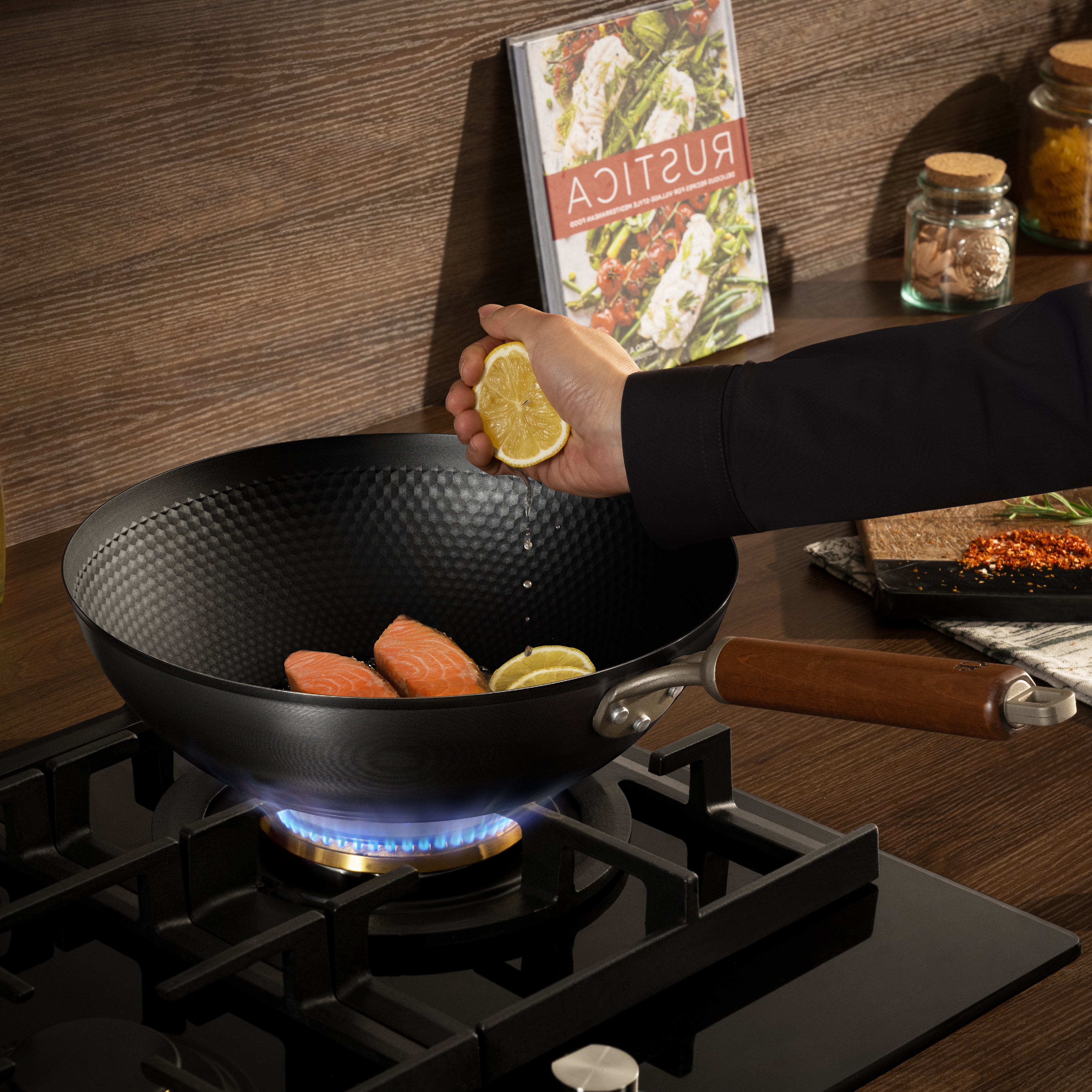 32 cm Titanium-Iron Wok