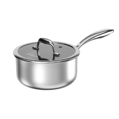Hybrid Stainless Steel Saucepan with Lid
